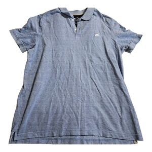 Banana Republic Organic Cotton Polo Shirt Blue XL